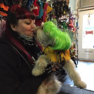 Service with a kiss!