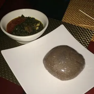 Pretty decent restaurant, nothing fancy though. The suya was good, the Amala and Efo were good also.