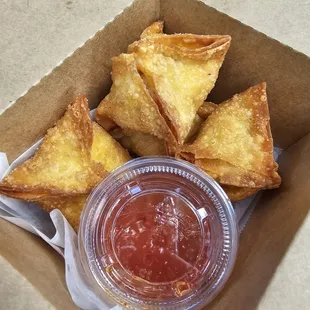 Crab rangoon app.