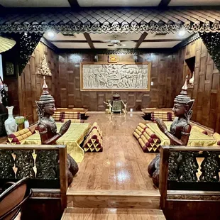 the interior of the restaurant