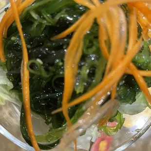 Seaweed salad so fancy!
