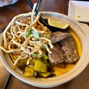 Chiang Mai beef noodles