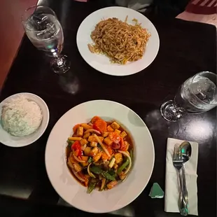 37. Sweet and Sour + 23. Pad Thai Noodle