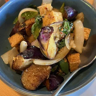 Spicy Thai Basil Eggplant