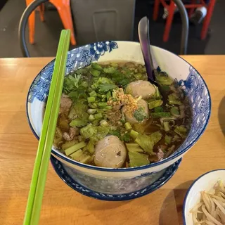 Beef and Beef Ball Noodle
