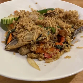 Spicy Seafood Fried Rice