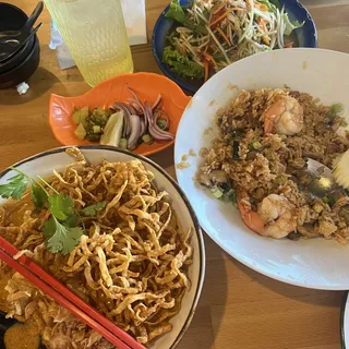 Tom Yum Shrimp Fried Rice