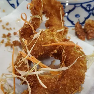 Tempura shrimp almost gone