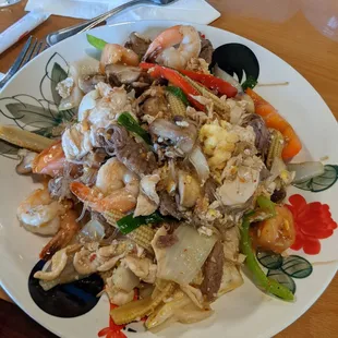 Pad woon send with beef added