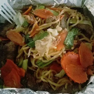 Spicy Yakisoba Noodles