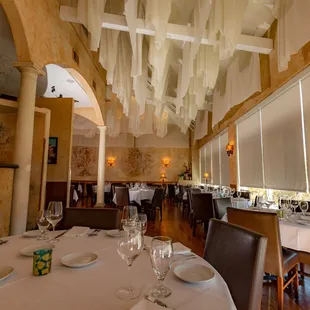 a dining room