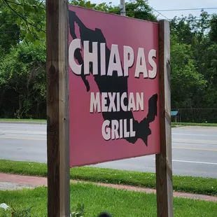 Restaurant sign