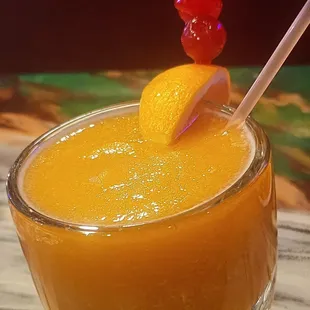 Peach Frozen margaritas