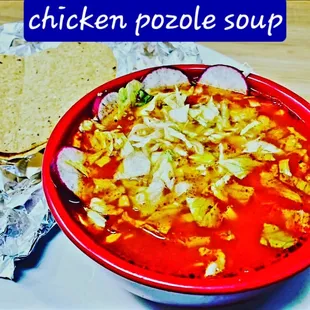 Chicken pozole