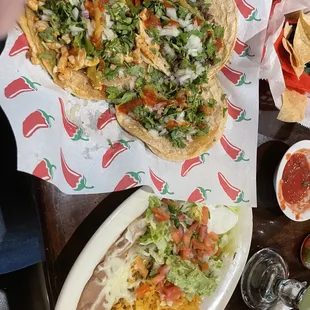 mexican food and drinks