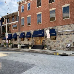 Outside of restaurant