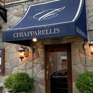 Front door of the restaurant