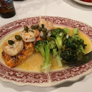 Salmon & Shrimp Caroline