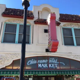 Outside the historical deli