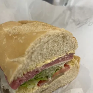 Genoa Salami Sandwich
