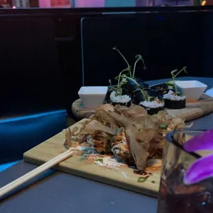 Takoyaki and analog roll