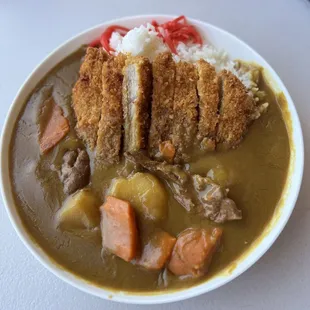 Pork Ton Katsu Curry Meat Platter