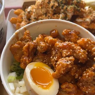 Wing Bites Rice Bowl