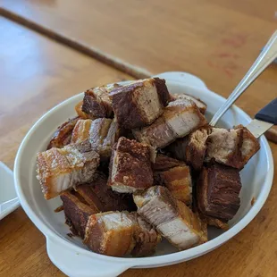 Fried pork belly