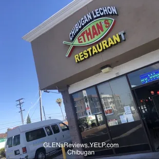 How it looks when you've arrived in their strip mall.