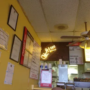 interior, pizza