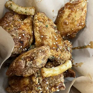 Spicy soy garlic wings
