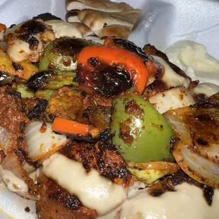 Chicken Kabob Platter