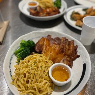 Five Spice Chicken with Garlic Noodles