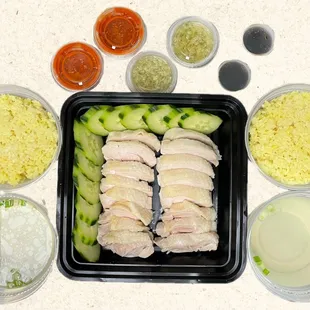 Hainan Chicken Rice Combo for 2