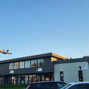 outside of the order counters; close to SNA