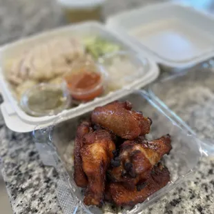 6 Pcs New Orleans Roast Chicken Wings