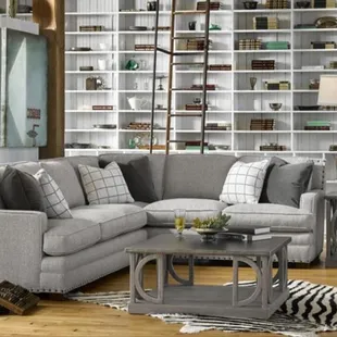Riley sectional and coffee table available at Chic.
