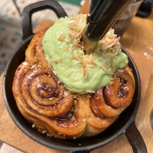 Pistachio sticky bun