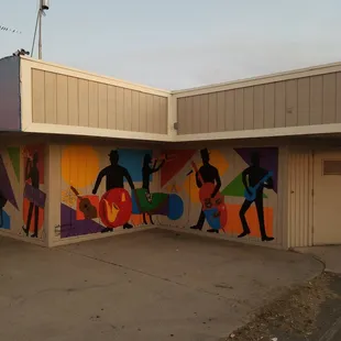outside