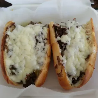 Philly cheese steak sandwich