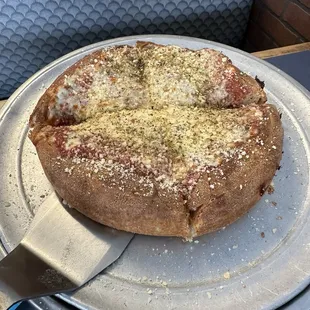 Chicago Style Stuffed Pizza (mini) dine in.