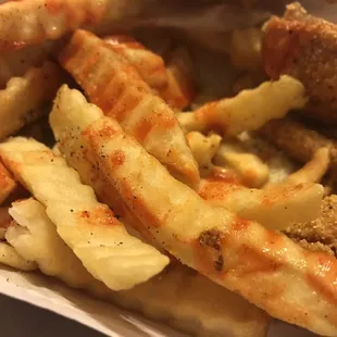 Soft half cooked fries (despite requesting them fried hard)