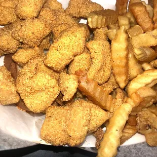 Catfish Nuggets Dinner