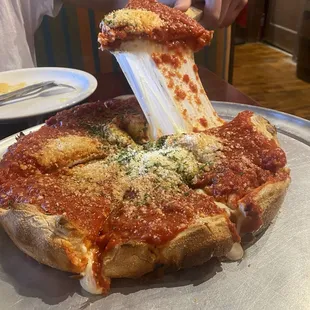 Chicago style deep dish