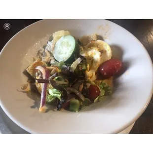 What someone made off the salad bar