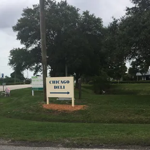 It's a little tough to find so a sign points the way