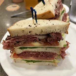 Pastrami and corned beef