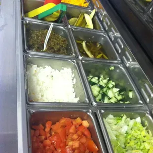 Fresh cut veg everyday! Fact!!!