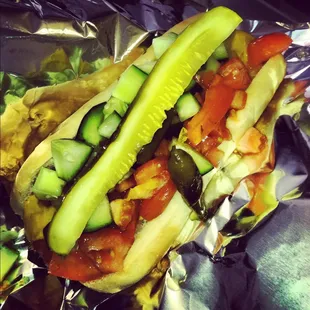 Jumbo Chicago dog full