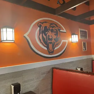 Wall art inside-Da Bears